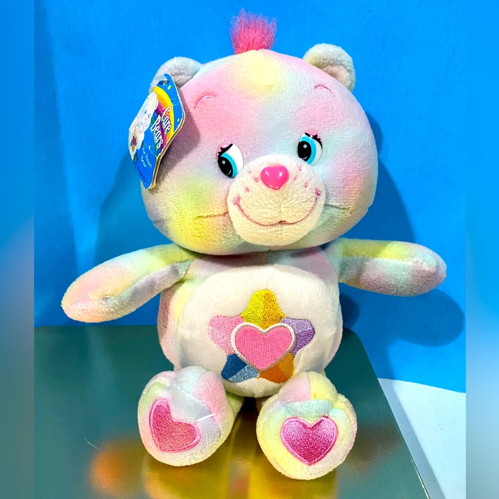 CARE BEARS VTG 2005 COLLECTORS EDITION SERIES 4 TRUE HEART w/ ATTACHED TAG 11”
